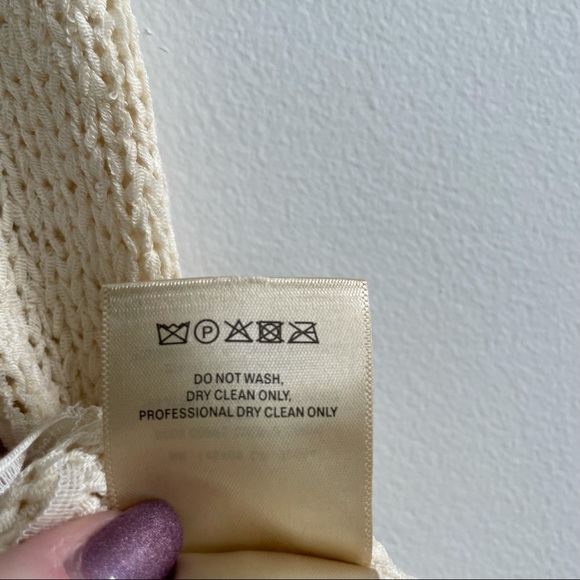 Anthropologie Pepin Boho Fringe Sweater Vest Size XSmall - Picture 7 of 7